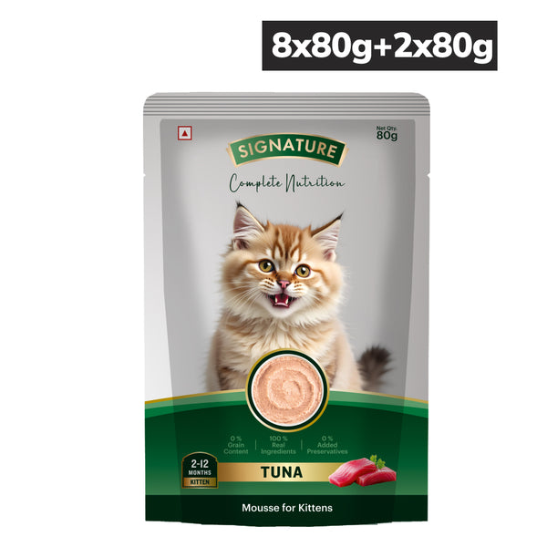 Signature Grain Zero Tuna Mousse Kitten Cat Wet Food