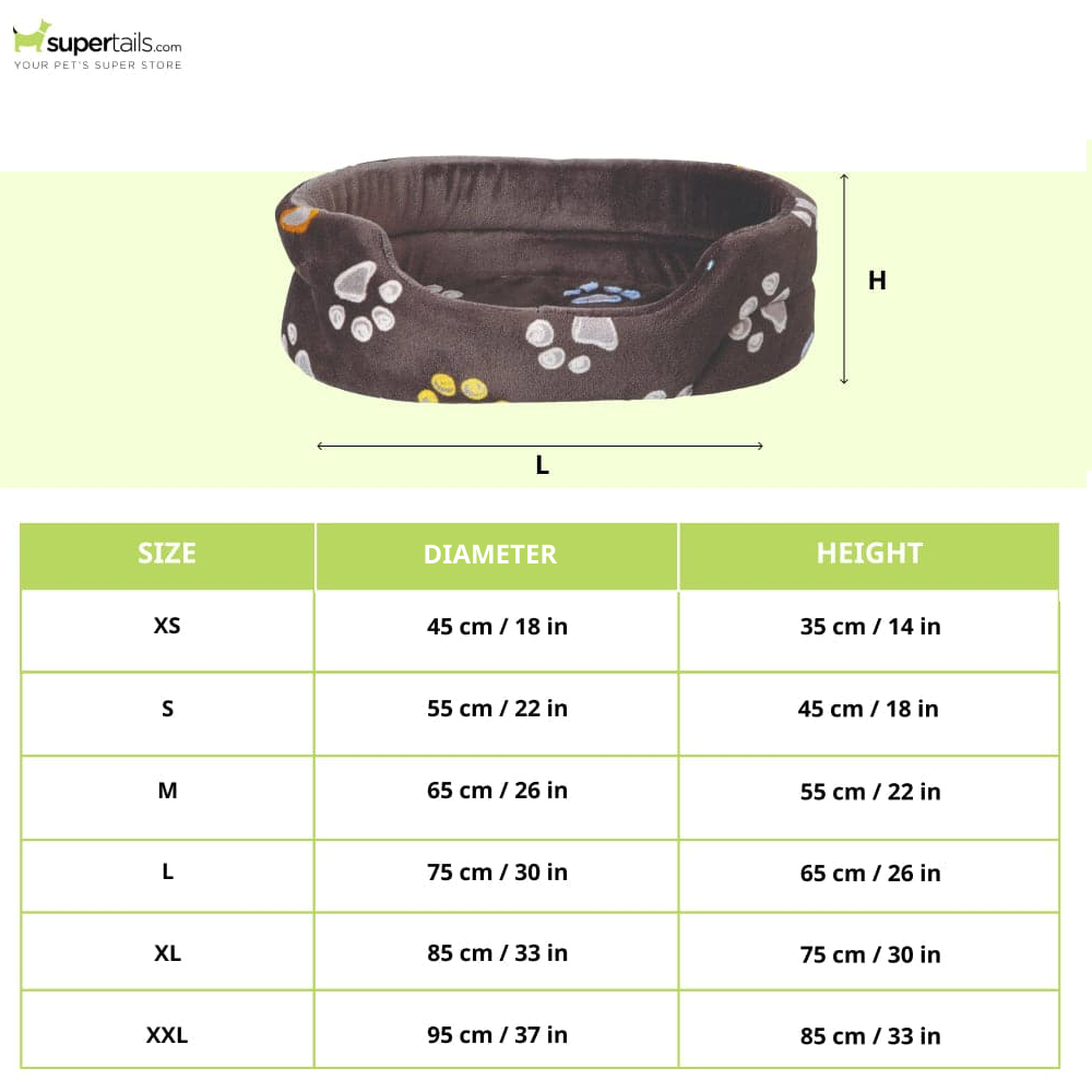 Trixie Jimmy Donut Bed Taupe for Dogs Dogs-Bedding, Mats & Travel Supplies Trixie