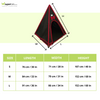 House of Furry Den Poocho Tent House for Dogs and Cats (Dark Coffee)
