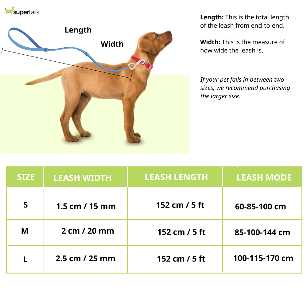 Skatrs 3 in 1 Adjustable Leash for Dogs (Flamingo Pink) Dogs-Collar, Leashes, harnesses Skatrs