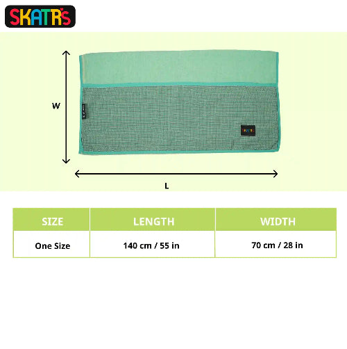 Skatrs Cuddle Microfiber Towel for Dogs and Cats (Green) Both-Grooming Supplies Skatrs