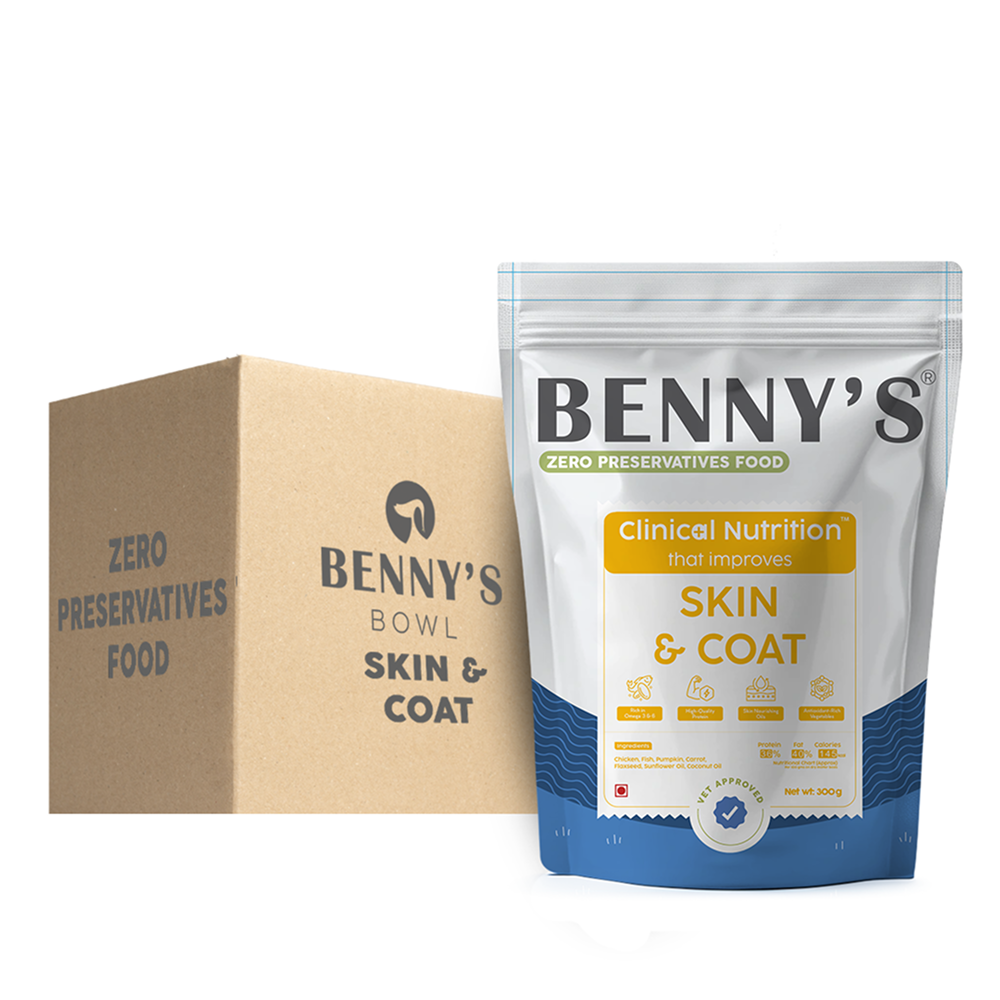 Benny's Bowl Clinical Nutrition for Healthy Skin and Coat Dog Wet Food Dogs-Fresh Food Bennys Bowl