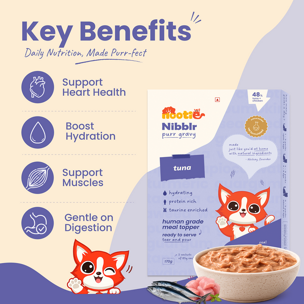 Nootie Nibblr Purr Tuna Gravy Cat Wet Food