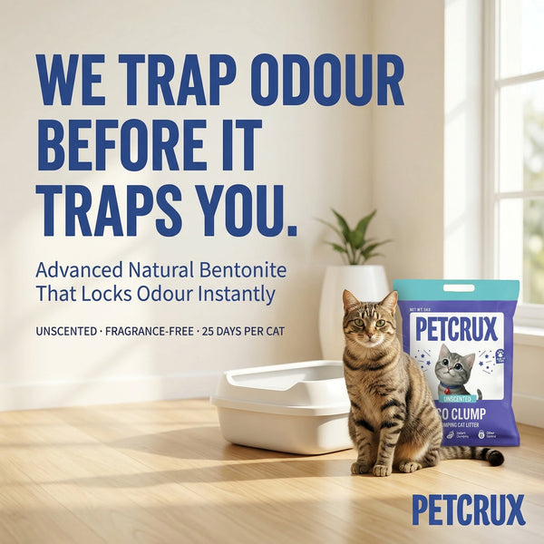 Petcrux Eco Clump Bentonite Unscented Cat Litter