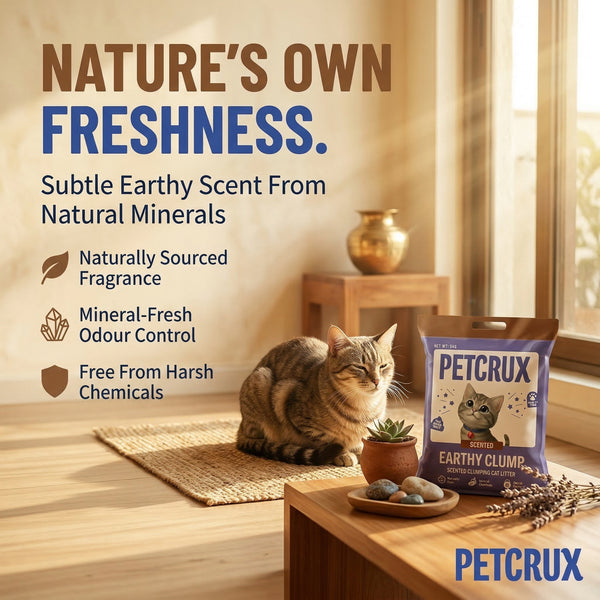 Petcrux Earthy Clump Scented Cat Litter