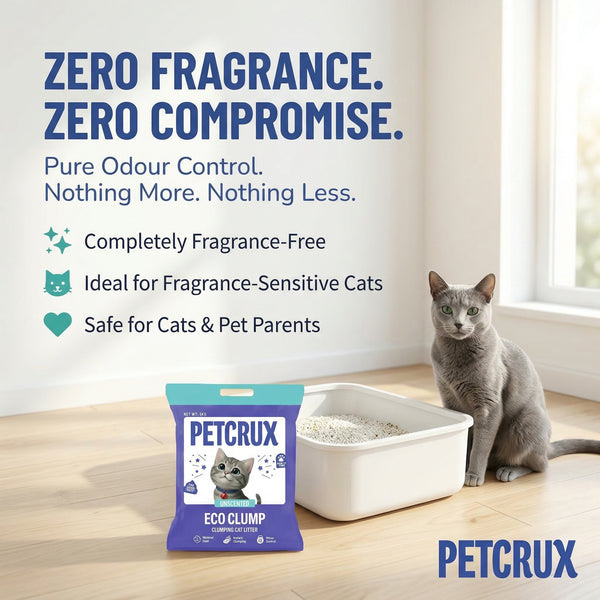 Petcrux Eco Clump Bentonite Unscented Cat Litter