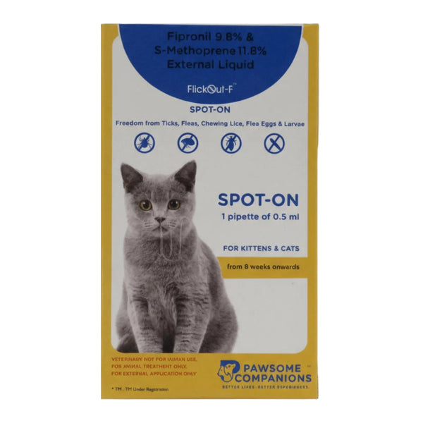 Scientific Remedies FlickOut F Spot On for Cats