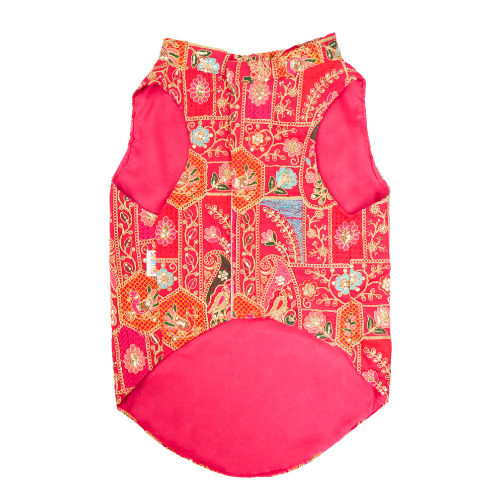 Skatrs Royale Sherwani for cats and dogs (Pink) Both-Clothing & Accessories Skatrs