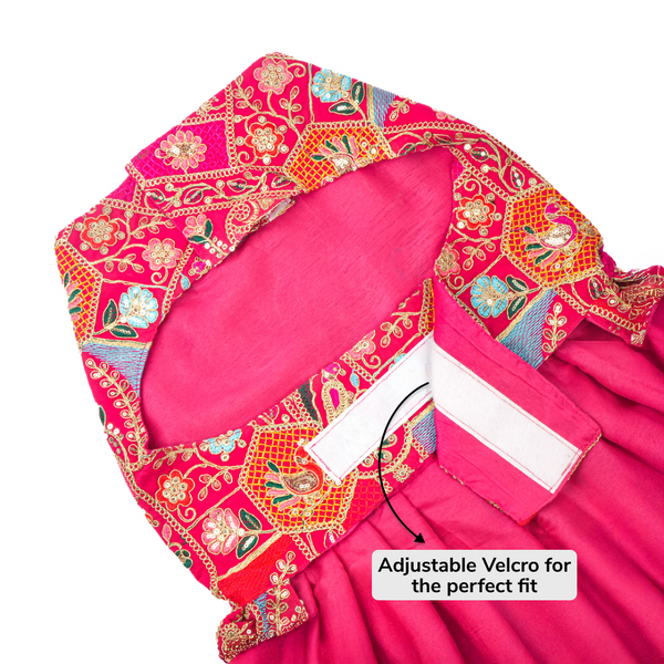Skatrs Royale Lehenga for cats and dogs (Pink)
