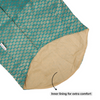 Skatrs Brocade Gold Printed Sherwani for Dogs and Cats (Teal) Both-Clothing & Accessories Skatrs