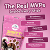 Tails Alive Shinyy+ Strawberry Crush Chicken Chew Sticks for Dogs Dog Treats + Others TailsAlive