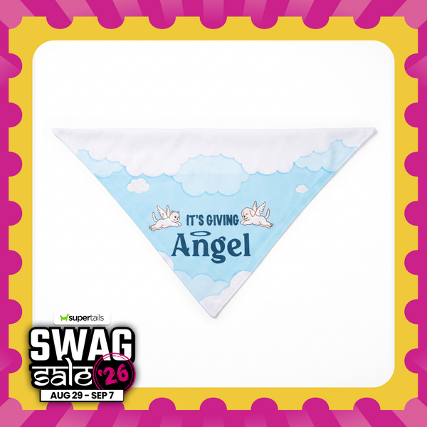 Skatrs Angel/Menace Reversable Bandana for Cats and Dogs