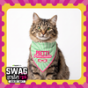 Skatrs Problematic/Polite Reversable Bandana for Cats and Dogs
