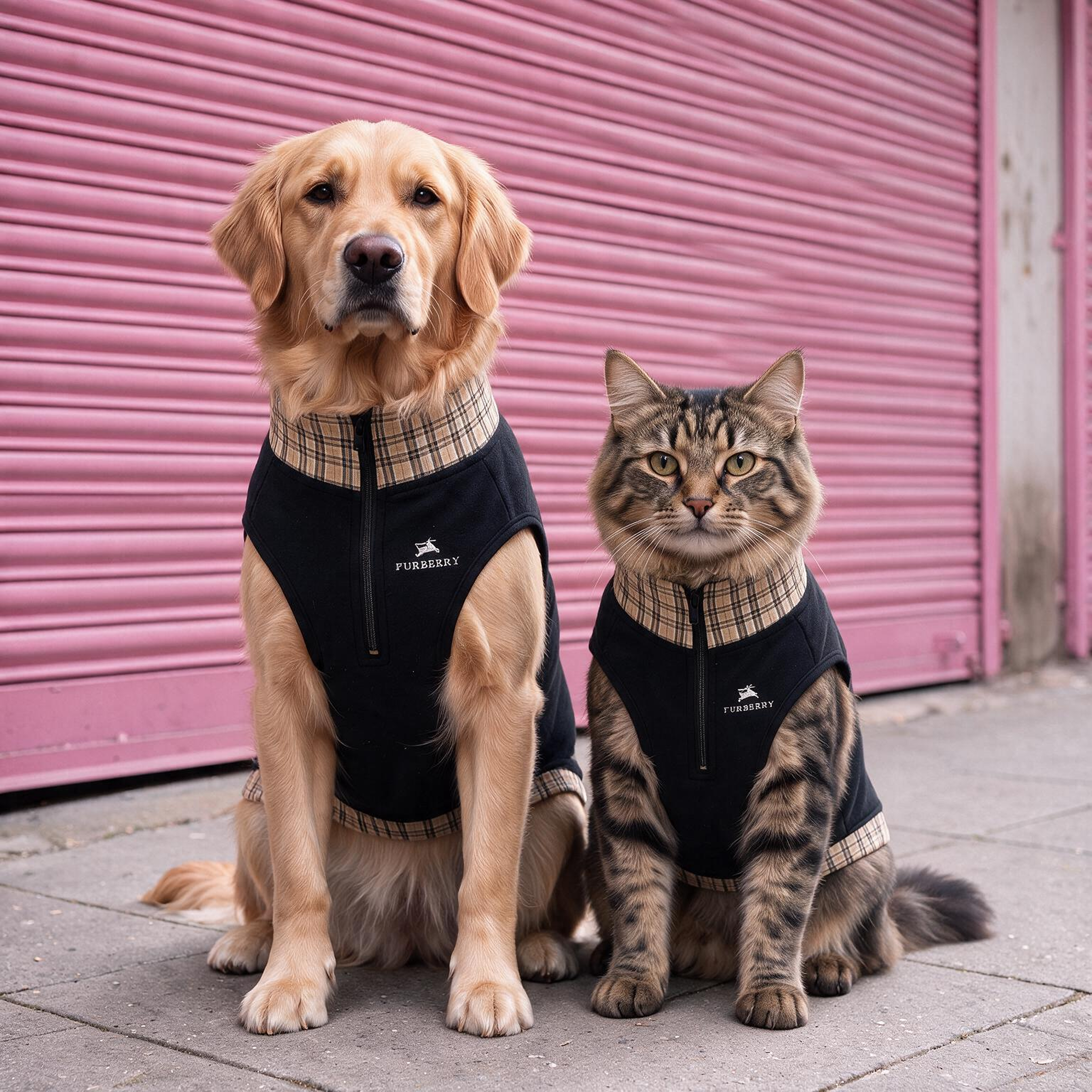 Furberry Hoodie For Dogs and Cats Both-Clothing & Accessories Skatrs L