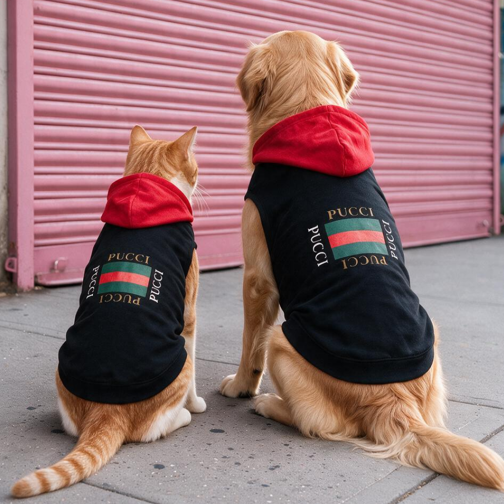 Pucci Hoodie For Dogs and Cats Both-Clothing & Accessories Skatrs XS