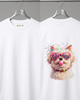 Skatrs Bubblegum Bark Oversized Tee for Men and Women (White) Pet Parent-Clothing & Accessories Skatrs