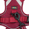 Skatrs Fully Padded Reflective Harness for Dogs & Cats (Maroon) Both-Collar, Leashes, harnesses Skatrs