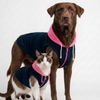 Skatrs Midnight Pop In-Style Hoodie For Dogs and Cats (Black & Neon Pink) Both-Clothing & Accessories Skatrs