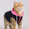 Skatrs Midnight Pop In-Style Hoodie For Dogs and Cats (Black & Neon Pink) Both-Clothing & Accessories Skatrs