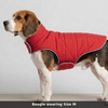 Skatrs Puffer Reversible Jacket for Dogs and Cats (Blue/Red) Both-Clothing & Accessories Skatrs M: 26-29 in Chest