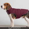 Skatrs Puffer Reversible Jacket for Dogs and Cats (Wine/Pink) Both-Clothing & Accessories Skatrs M: 26-29 in Chest