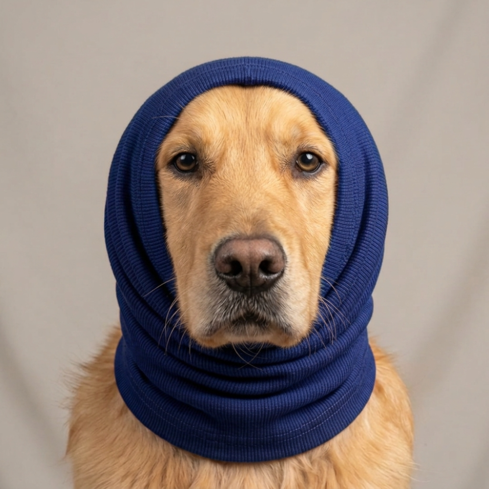Skatrs Snug Cold & Sound Protection Ear Muffs for Dogs & Cats (Blue) Both-Clothing & Accessories Skatrs