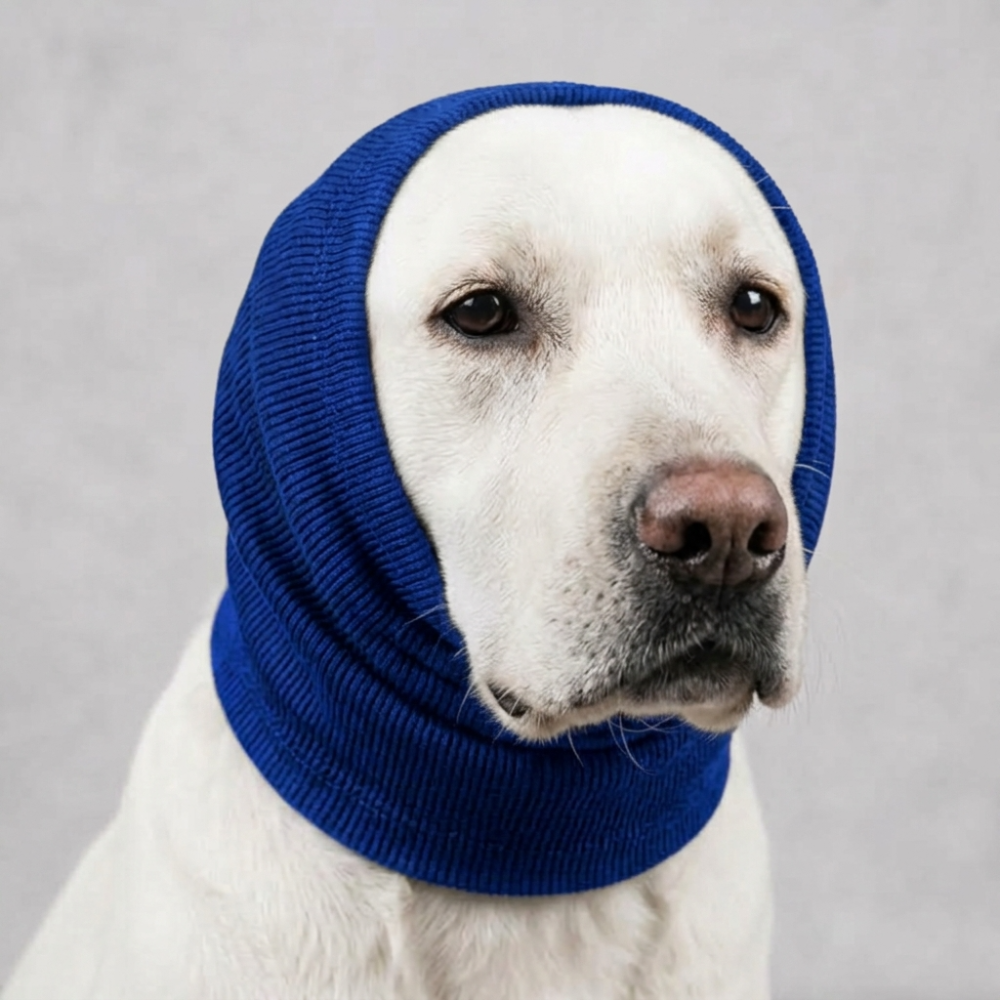 Skatrs Snug Cold & Sound Protection Ear Muffs for Dogs & Cats (Blue) Both-Clothing & Accessories Skatrs L