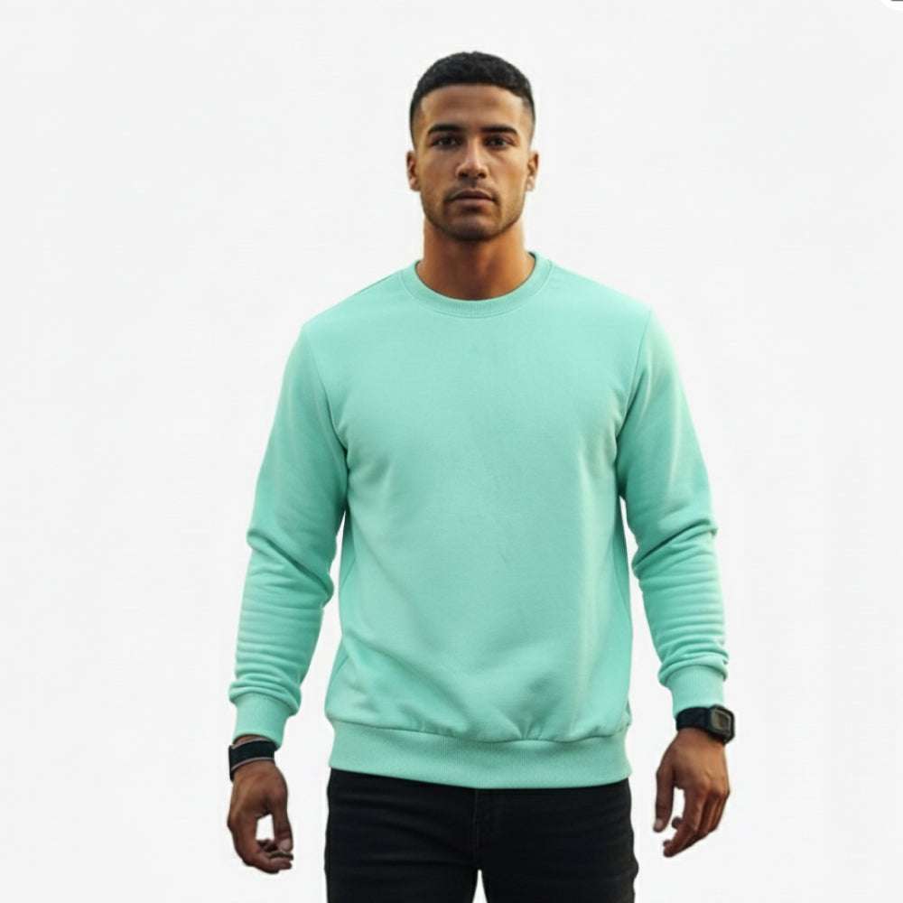 Furriends Forever Sweatshirt For Men & Women(Mint Green) Pet Parent-Clothing & Accessories Skatrs XXL