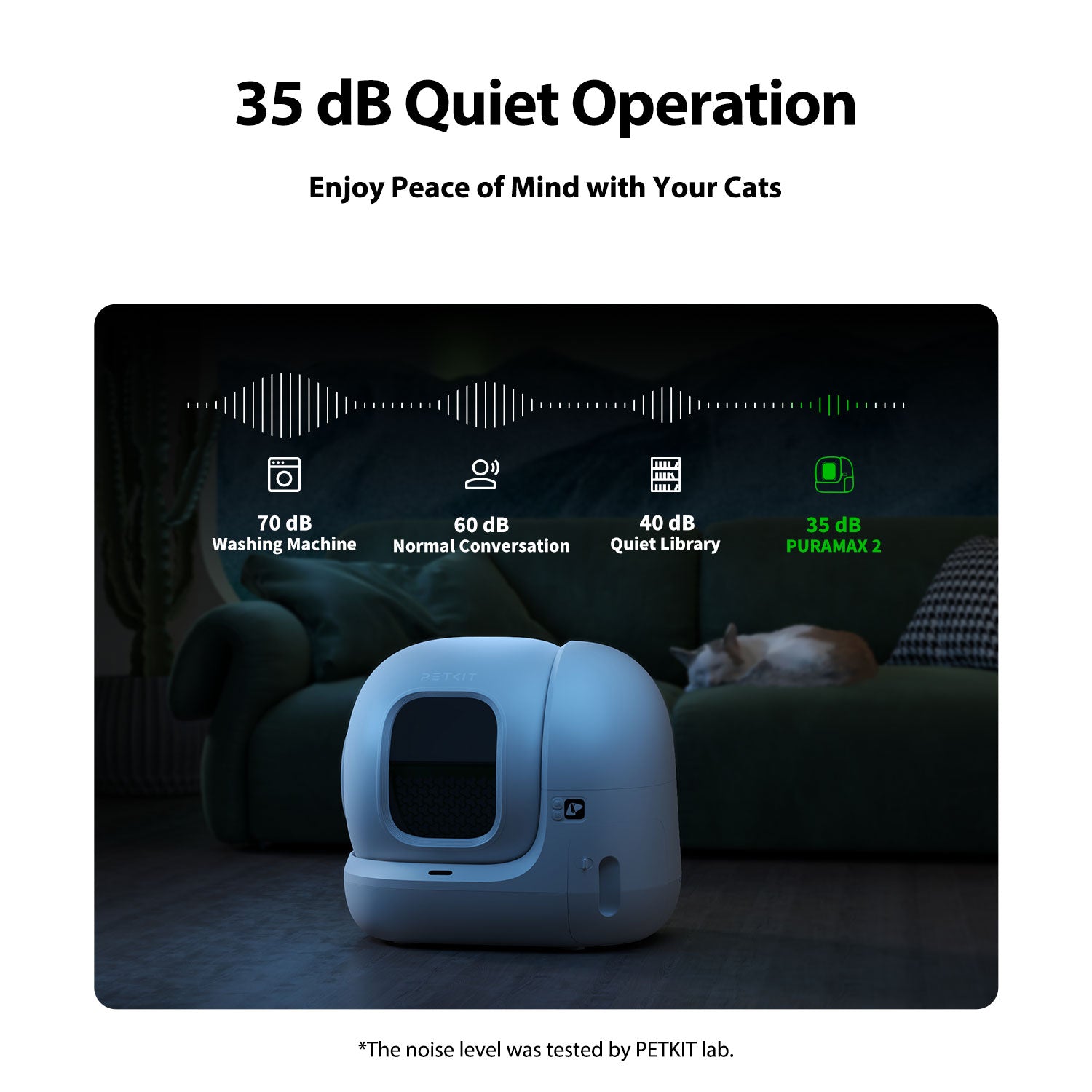 Petkit PuraMax2 Automatic Self Cleaning App Controlled 2.4G WiFi Litter Box for Cats (White) Litter Supplies Petkit Dropship