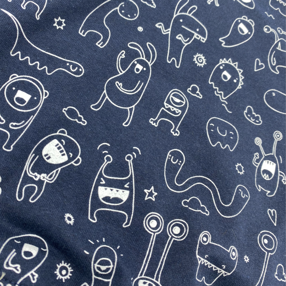 Talking Dog Club Doggy Warmer Monster Sweatshirt for Dogs (Navy Blue) Both-Clothing & Accessories Talking Dog Club Dropship