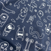 Talking Dog Club Doggy Warmer Monster Sweatshirt for Dogs (Navy Blue) Both-Clothing & Accessories Talking Dog Club Dropship