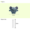 Talking Dog Club Elephant Bouncy Ball Toy for Dogs (Grey) Dogs-Toys Talking Dog Club Dropship
