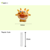 Talking Dog Club Giraffe Bouncy Ball Toy for Dogs (Orange) Dogs-Toys Talking Dog Club Dropship