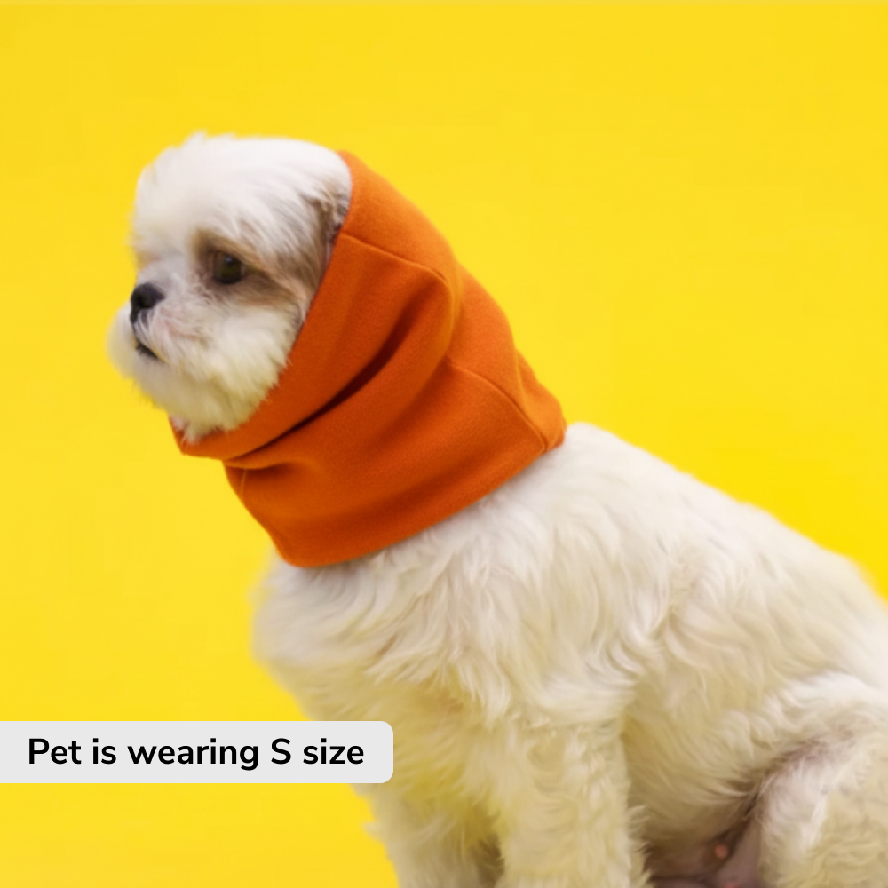 Skatrs Sound Protection Ear Muffs for Dogs and Cats (Orange) Both-Clothing & Accessories Skatrs