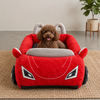 Pets Way Furrari Car Bed for Small Dogs (Red) Dogs-Bedding, Mats & Travel Supplies Pets Way