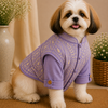 15 Furries Badhai Ho Bundi Kurta Set for Dogs (Lavender) Dogs-Clothing & Accessories 15 Furries Dropship