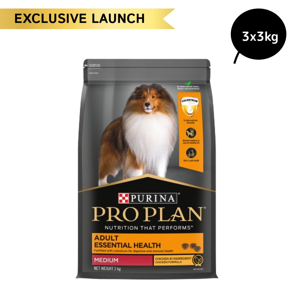 Pro Plan Chicken Medium Breed Adult Dog Dry Food (New Improved Formula)