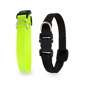 Skatrs Adjustable Collar with Bell for Cats & Kittens Lime Green and Black Combo