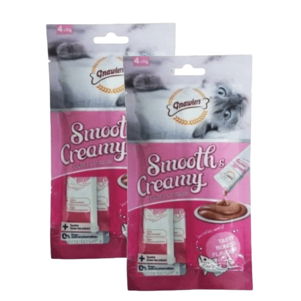 Gnawlers Bonito Flavour Creamy Cat Treats
