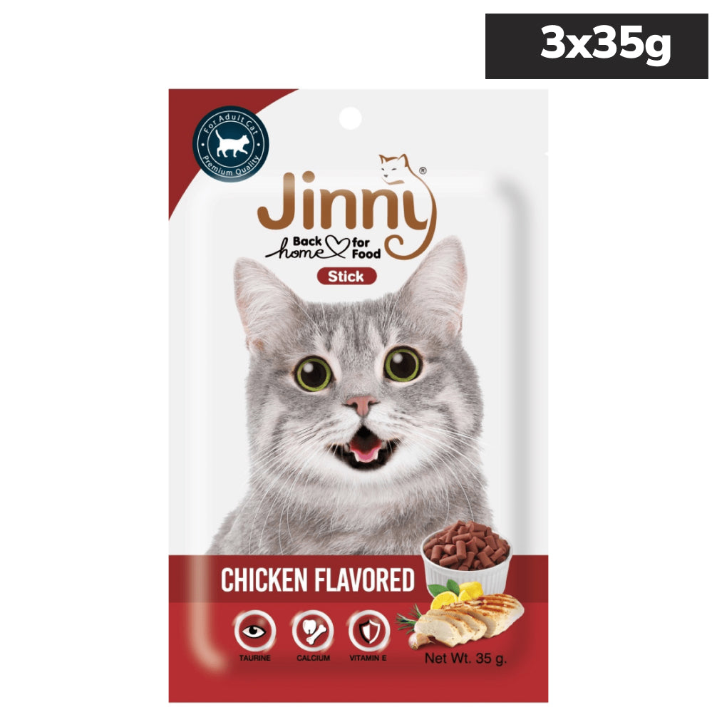 Jinny Chicken Cat Treat Cats-Treats & Others Jinny 3x35g