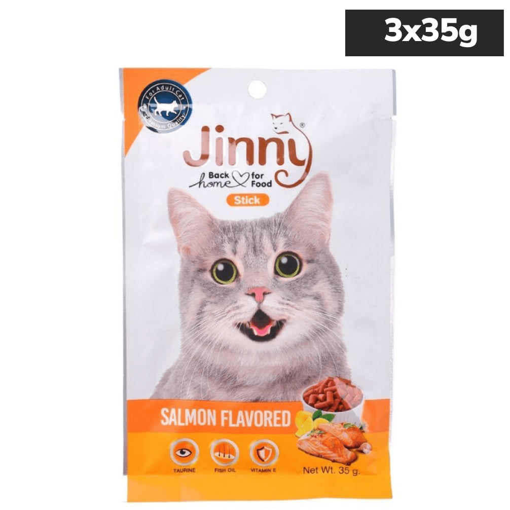 Jinny Salmon Cat Treat Cats-Treats & Others Jinny 3x35g