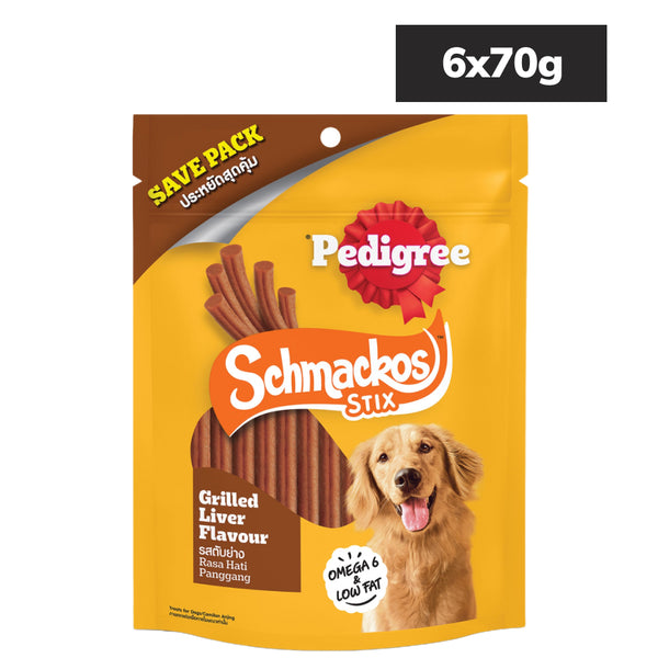 Pedigree Schmackos Stix Grilled Liver Flavour Adult Dog Treat