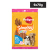 Pedigree Schmackos Stix Milk & Egg Flavour Puppy Dog Treat Dog Treats + Others Pedigree 6x70g