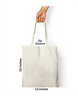 EverythingBoho Catitude Zipped Tote Bag (White) Pet Parent-Clothing & Accessories EverythingBoho Dropship