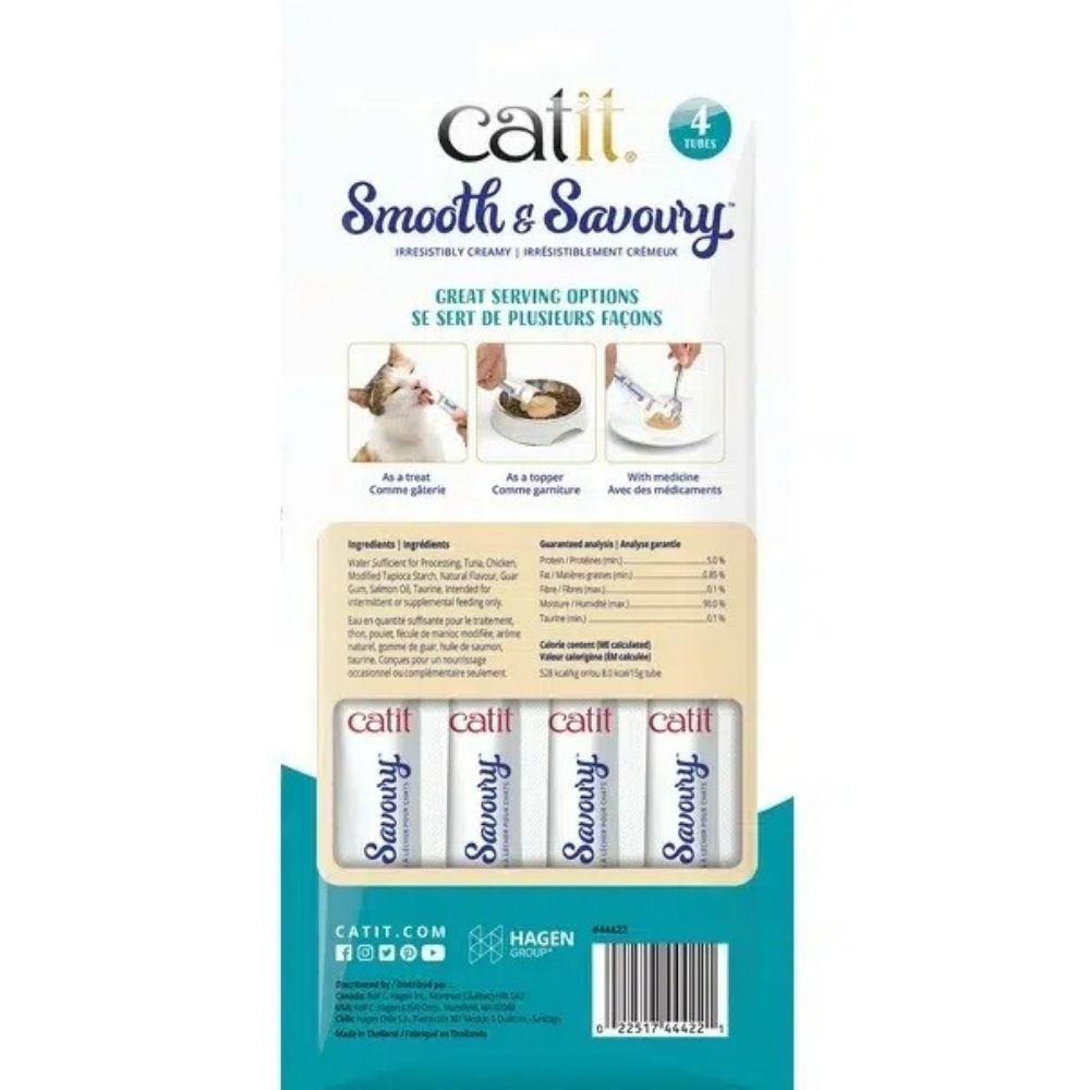 Catit Smooth and Savoury Tuna with Chicken Creamy Cat Treats Cats-Treats & Others Catit