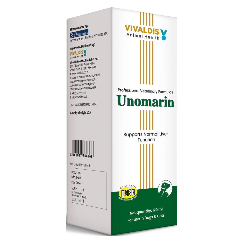 Vivaldis Unomarin Syrup for Dogs and Cats