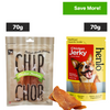 Chip Chops Chicken Tenders and Henlo Chicken Jerky Dog Treats Combo Dog Treats + Others Exclusive Combo 70g+70g