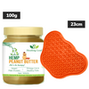 Healing Leaf Hemp Peanut Butter and Skatrs Licky Mat Combo for Dogs and Cat Exclusive Combo Exclusive Combo 100g+23cm