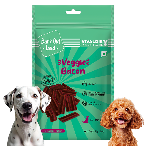 Bark Out Loud by Vivalidis Veggie Bacon Vegan Spanish Dog Treats