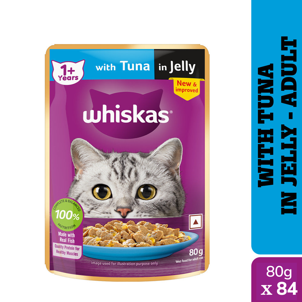 Whiskas Tuna in Jelly Meal Adult Cat Wet Food